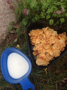 En kåsa kall mjölk och en massa pannkaksbilar, hjärtan, motorcyklar, hästar m,m, Ätgaranti!