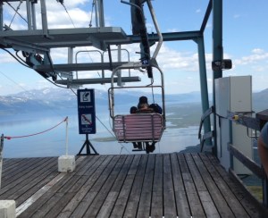 Ner igen efter en härlig utflykt på kalfjället.