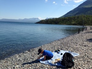 Härlig utflykt när fjällvädret var extra varmt.