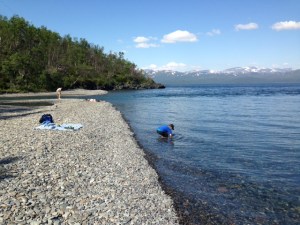 Gott om plats på stranden!