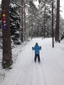 Äntligen ute i spåret! 