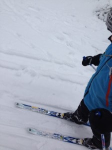 Inte perfekta spår, men de fick duga.